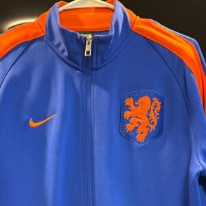 Netherlands 🇳🇱 Nike Royal Blue Training Jacket - Soccer